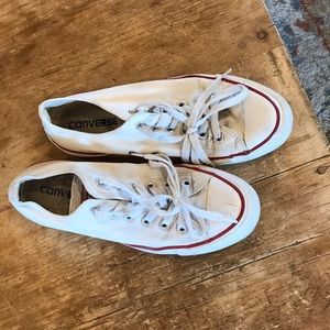 White low top converse